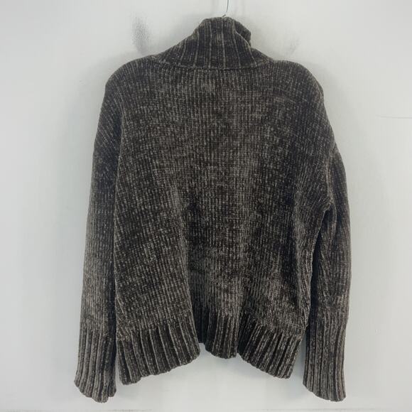 Chelsea & Theodore Gray Chenille Chunky Knit Pullover Sweater Women’s M Preowned - Picture 2 of 5